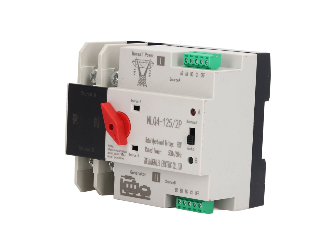 Yncm2026-interruptor De Transferencia Automática De Doble Potencia 2p 63a Ac230v Cambiador Ininterrumpido