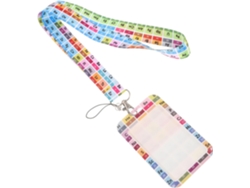 Porta credencial con cordón Slowmoose con respaldo antideslizante, estuche transparente.