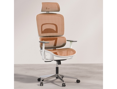 Silla de Oficina Ergonomica con Ruedas y Reposabrazos - Keys Naranja ICONIK INTERIOR