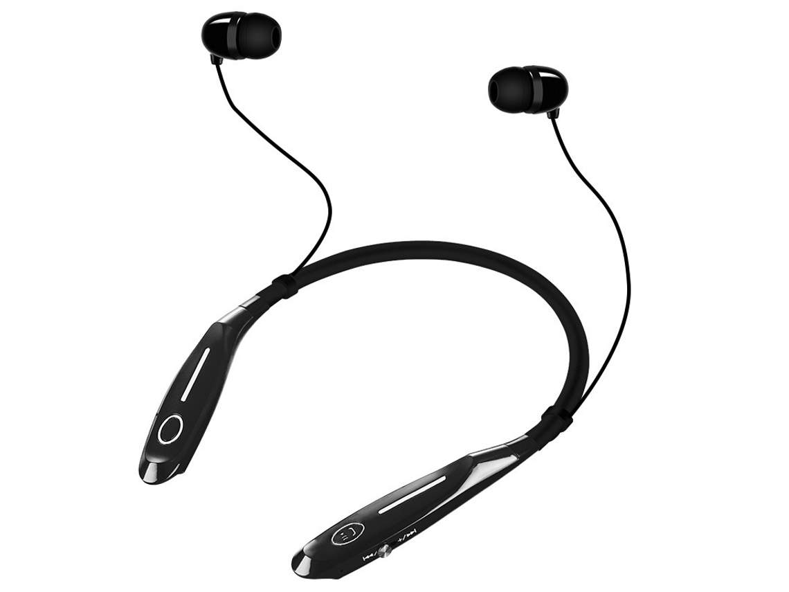 Auriculares Inalámbricos Subwoofer Estéreo Alta Fidelidad Deportivo Inalámbrico YIZHOOD Bluetooth Negro