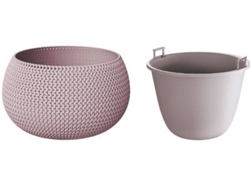 Maceta PROSPERPLAST Splofy Bowl (Beis - 23.9 x 23.9 x 16.1 cm)
