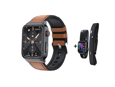 Smartwatch, pantalla grande de 1,92 pulgadas, modo multideporte, apto para Android y iPhone, Negro CHRONUS