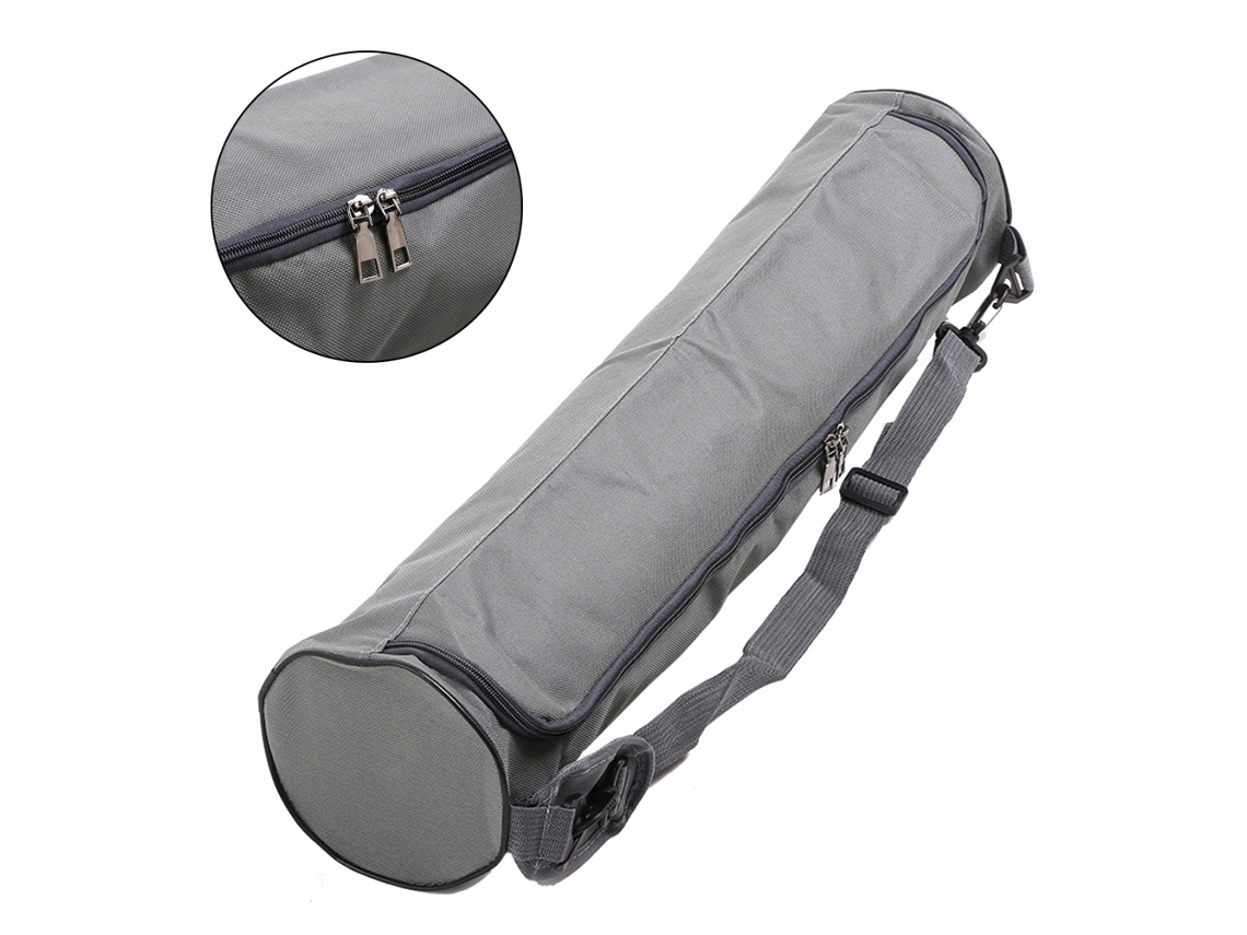 Bolsa Para Esterilla De Yoga Con Cierre De Cremallera Y Correa Ajustable, Duradera Y Multifuncional, Ideal Para El Gimnasio.