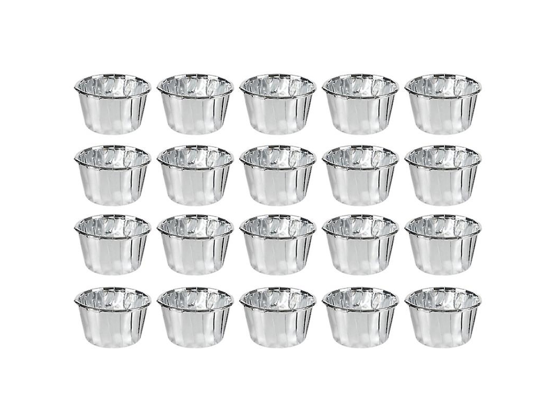 100 Vasos De Papel Rizado Para Pastel.