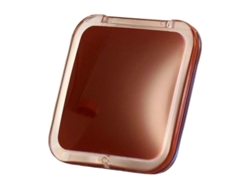 Espejo De Maquillaje Plegable De Viaje Con Lupa De 15x, Doble Cara, Blanco, Para Uso En La Oficina Y Viajes.