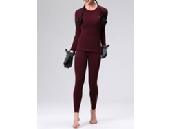 2026-2 Piezas Ropa Interior Térmica Para Mujer Con Forro De Pelo Caliente Cuello O Manga Larga Pantalones Invierno