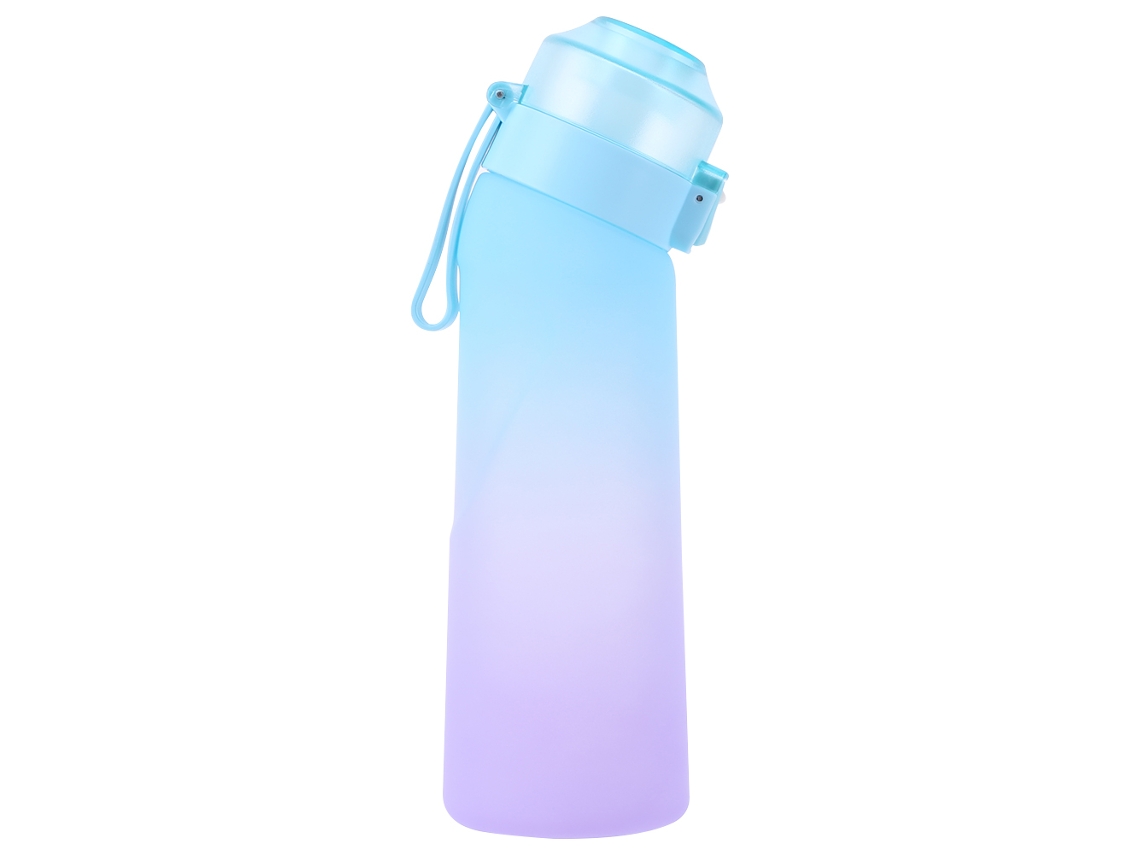Botella De Agua Deportiva De 650 Ml (azul), Fabricada En Plástico Reutilizable.