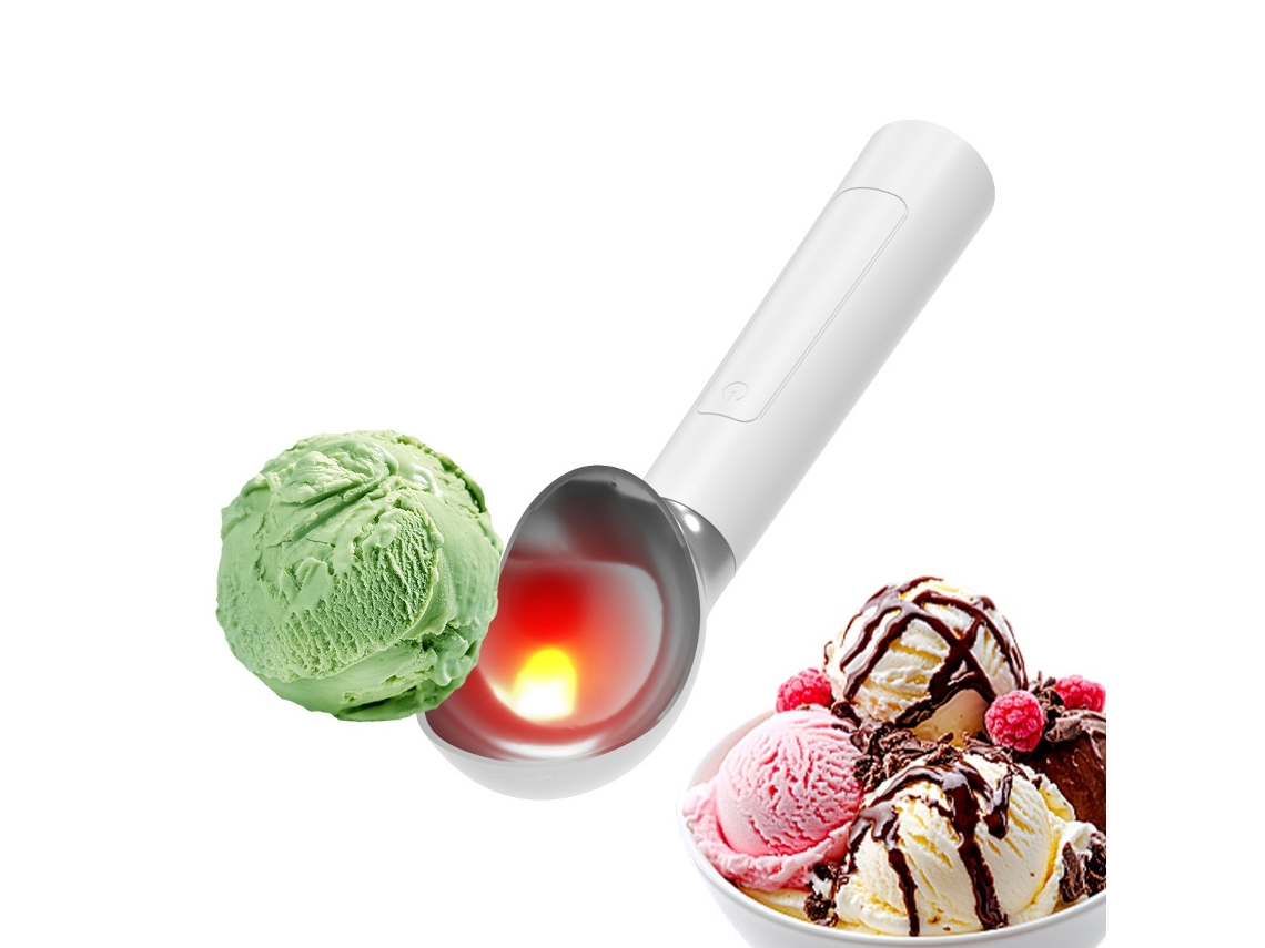 Cuchara Calefactable Para Helados Duros (blanca) Czhhmart