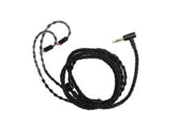 Cable Para Auriculares Mmcx De 3,5 Mm Para Shure Se215 Se535 Se846 Ue900, De Plata, Monocristalino, Con Cable De Cobre, Repuesto Negro.
