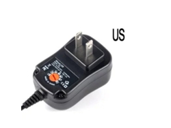 Adaptador de corriente CA/CC ajustable 100-240V 3V 12V 12W Universal