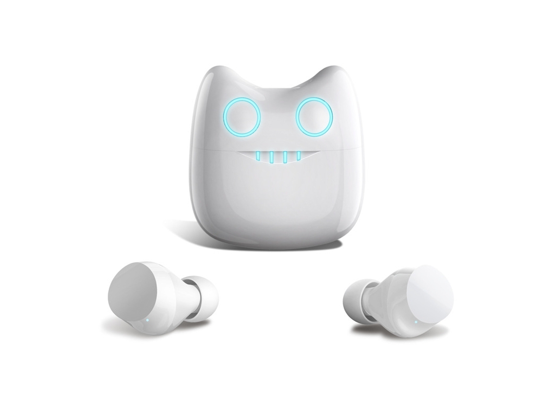 YEMAESRE Auriculares Bluetooth blancos de reproducción de sonido estéreo de alta fidelidad