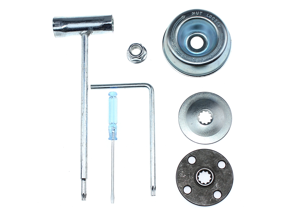 Kit de fijación de cuchillas para Stihl FS160, FS180, FS220, FS260, FS280, FS290, FS300, FS310, FS350, FS360, FS380, FS400, FS410, FS450, FS460, FS480 y FS490.