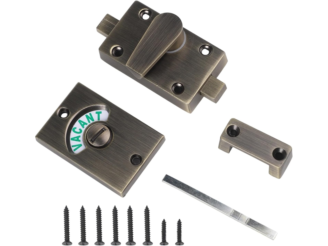 Cerradura Para Puerta De Baño, Seguridad, Robusto, Aleación De Zinc, Elegante