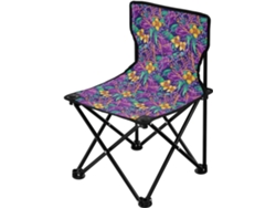 Silla De Camping Plegable Ultraligera Acero Nailon Transpirable Resistente