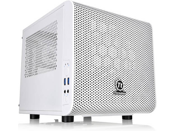 Caja PC THERMALTAKE Core V1 Blanco (ATX Cube - Blanco)