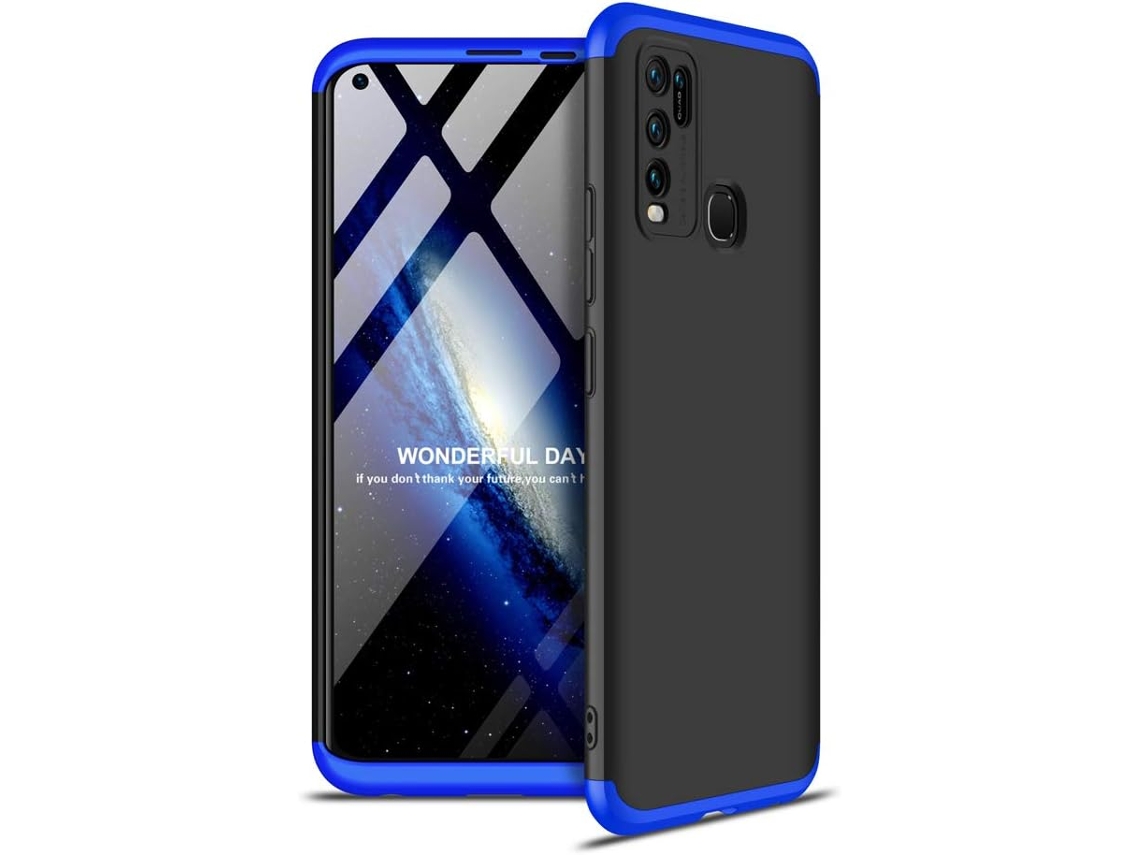 Protector de Pantalla para Vivo Y30/Y50 HONGWE. Vidrio Templado Azul