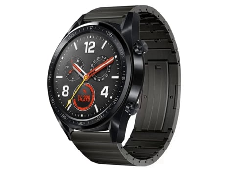 Correa de reloj inteligente para Huawei Watch GT 42 mm/46 mm Correa de reloj de aleación de titanio de liberación rápida (gris)