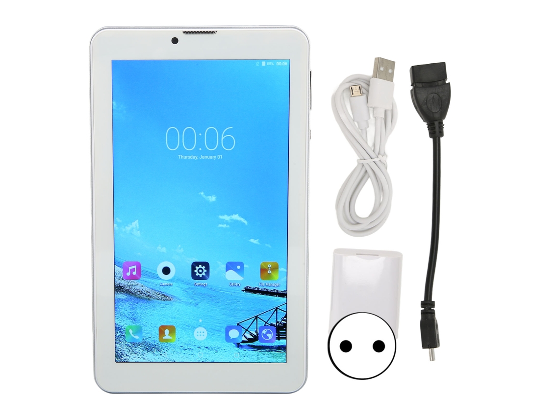 Tablet Inteligente (função De Chamada, Tela Dupla Wifi) Tela Hd 7 Polegadas Sistema Android 10 4gb+32gb 1960x1080