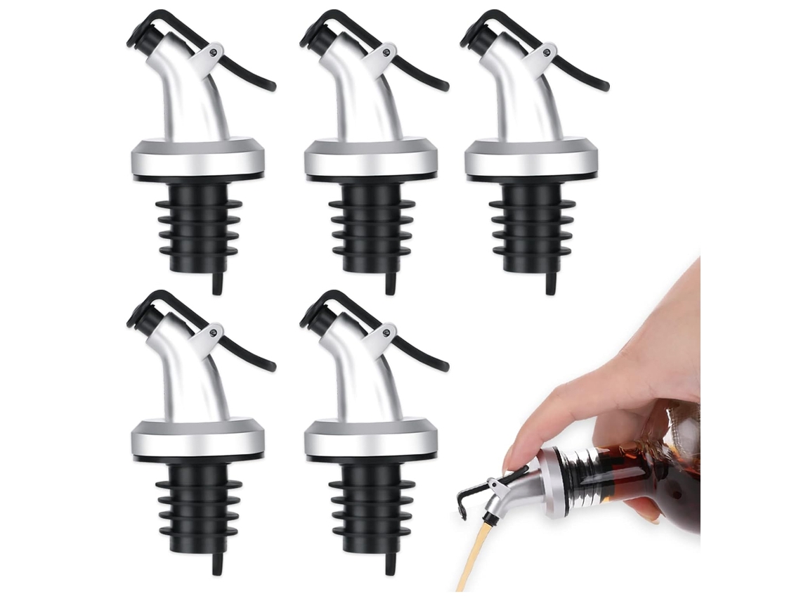 VYLARA Perfeição No Dosador, Bicos De Despejo De Óleo Aprimoram Sua Experiência Culinária, Tampa À Prova De Vazamentos Garante Que Não Haja Sujeira, Silicone