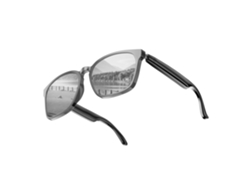 Gafas inteligentes Eifson A10 con traducción por IA y Bluetooth, ideales para videollamadas y fotos (plateadas)