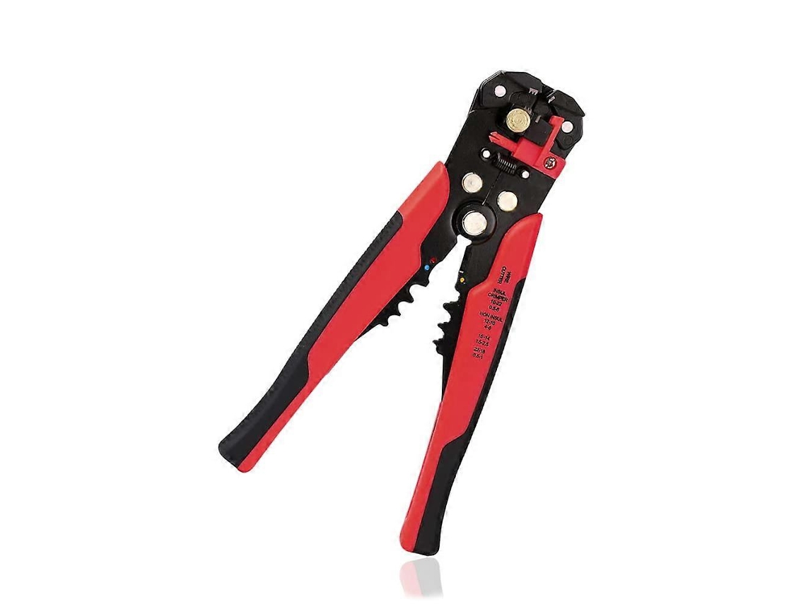 Pelacables Automático 3 En 1: Pelar, Cortar Y Crimpar Para Cables 10-24 Awg (amarillo)