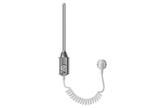 Resistencia 600W cromada con termostato para radiadores de baño ECD GERMANY