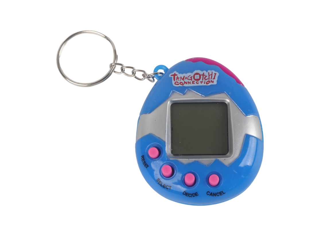 Máquina De Juegos Portátil Para Niños, Mini Juguete Electrónico Para Mascotas, Plástico Azul