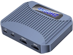 Tarjeta De Captura De Vídeo Compatible Con 4k A 60 Hz Para Streaming Y Juegos, Audio 4k Hdr, Vrr, Paso De Señal Rgb.