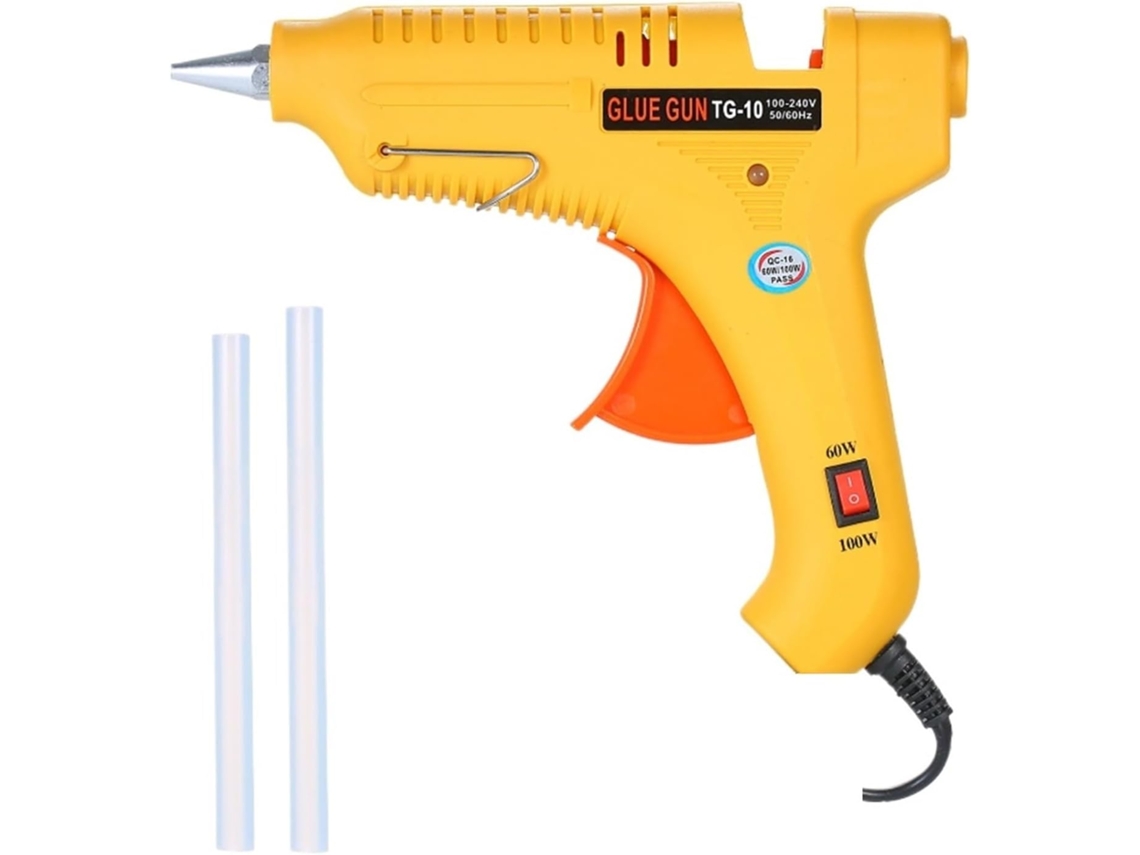 Pistolet À Colle Thermofusible 60 W/ 100 Puissance Réglable Machine Multifonctionnel Industriel