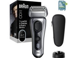 Máquina de Afeitar BRAUN Series 8 8617S (Autonomía 60 min - Recargable)