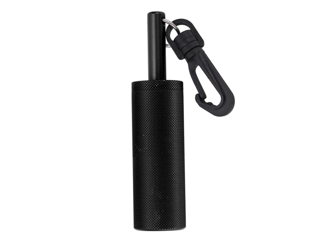 Campana Subacuática De Aluminio Negro Con Textura Antivuelco Y Gancho Giratorio De 360° Para Buceo.