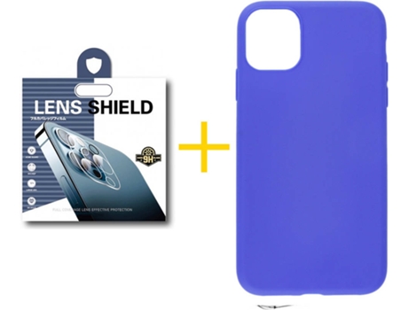Carcasa + 1 Protector de Cámara para iPhone 12 Pro SKYHE Azul