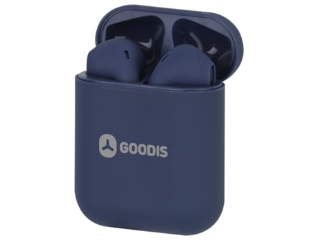 Auriculares Bluetooth True Wireless GOODIS Bt (In Ear - Micrófono - Azul)