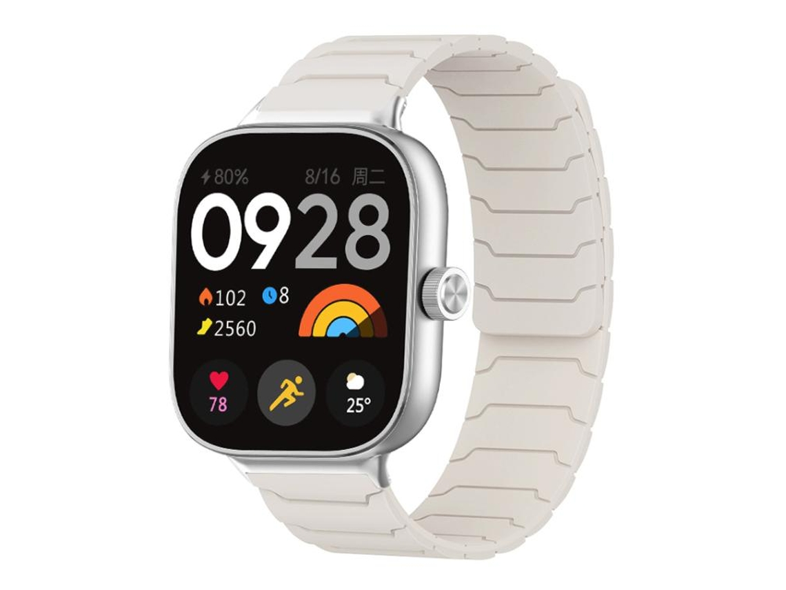 Bracelete Para Xiaomi Band 9 Pro / 8 Pro - Silicone Magnético Starlight