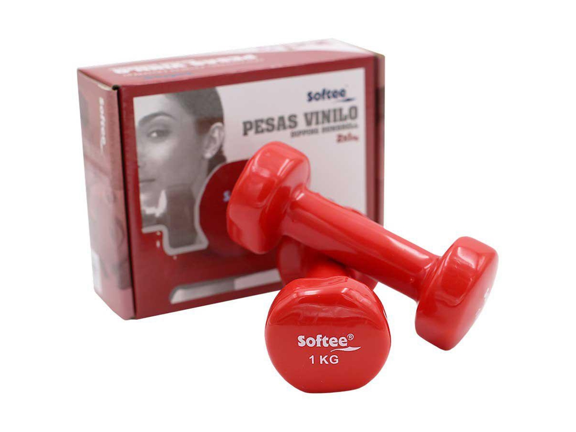 Dumbbells SOFTEE Vinyl Set 1 kg