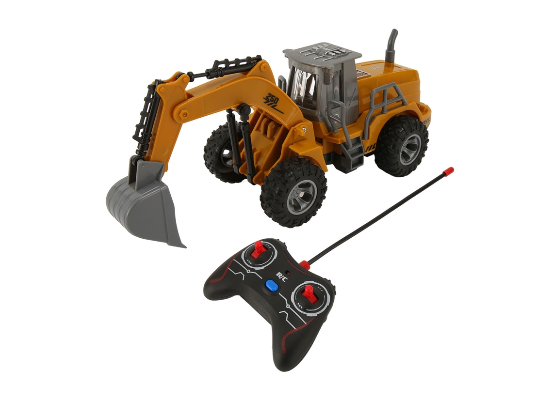 2026-juguete De Vehículo De Ingeniería Control Remoto Para Niños Excavadora De Juguete Eléctrico De Ingeniería