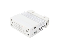 Relé Estático Monofásico Con Disipador De Calor Para Riel Din, Entrada De 70-280 Vca, Salida De 24-480 Vca.