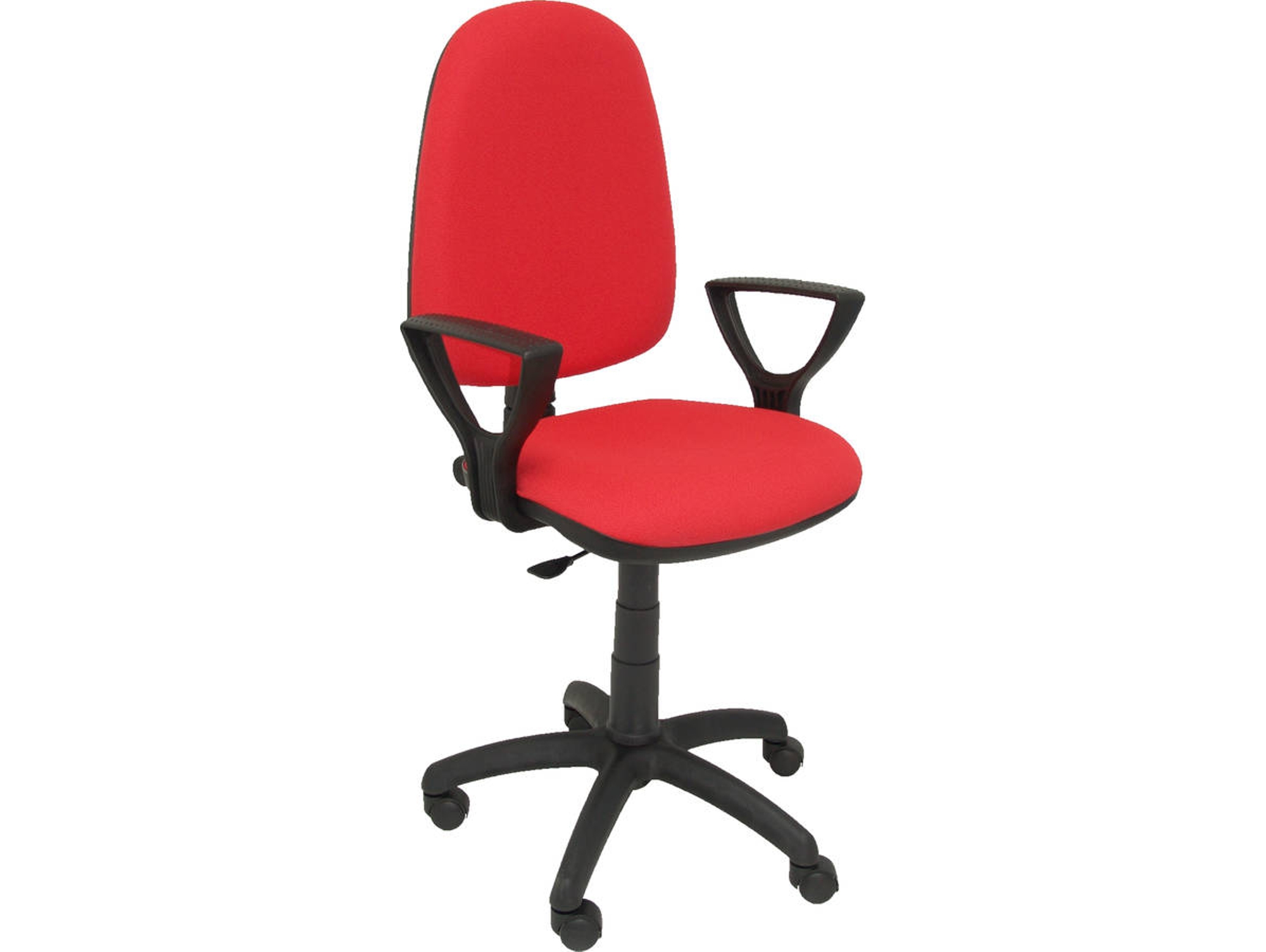 Silla de Escritorio Operativa PYC Ayna Rojo BF (Brazos Fijos - Tejido)