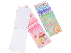 Juego De 8 Cuadernos De Espiral Con Diseño De Rosquilla, Papel Grueso Y Encuadernación Vertical.