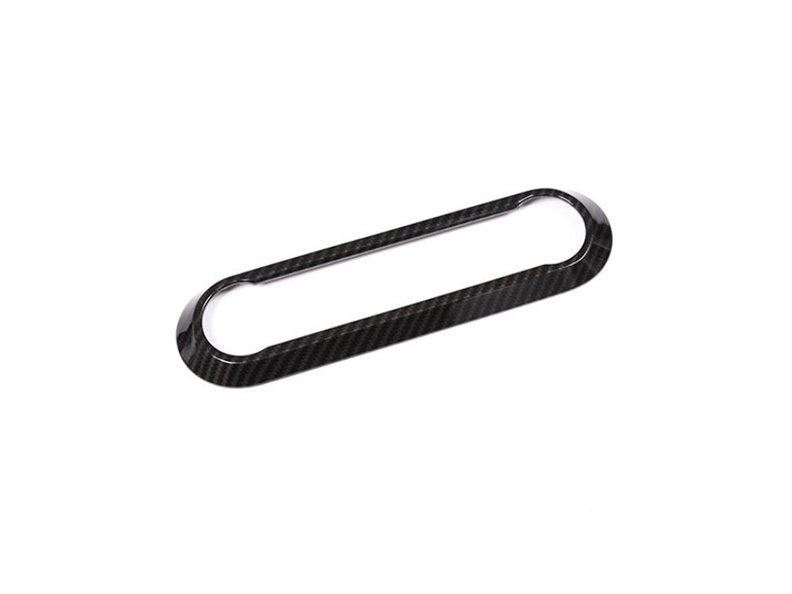 Accesorio de acabado para marco de ajuste de aire acondicionado central Giulia y Stelvio (2017 2019) Fibra de carbono (ac)