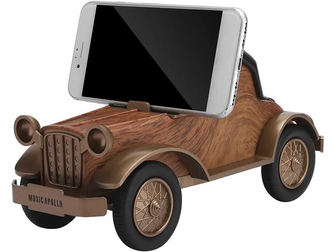 Altavoz Bluetooth Con Forma De Coche Clásico, Altavoz Inalámbrico Retro Con Graves