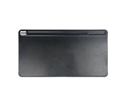 Alfombrilla de escritorio para juegos, alfombrilla de ratón antideslizante, impermeable, para teclado y escritura, ideal para juegos y trabajo, negra. Chennnls