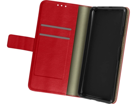 Carcasa Samsung Galaxy M32 AVIZAR Función de Soporte Rojo
