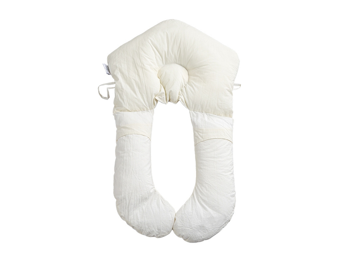 (blanco 1) Almohada neonatal ajustable con forma, para dormir de lado y corregir la postura.