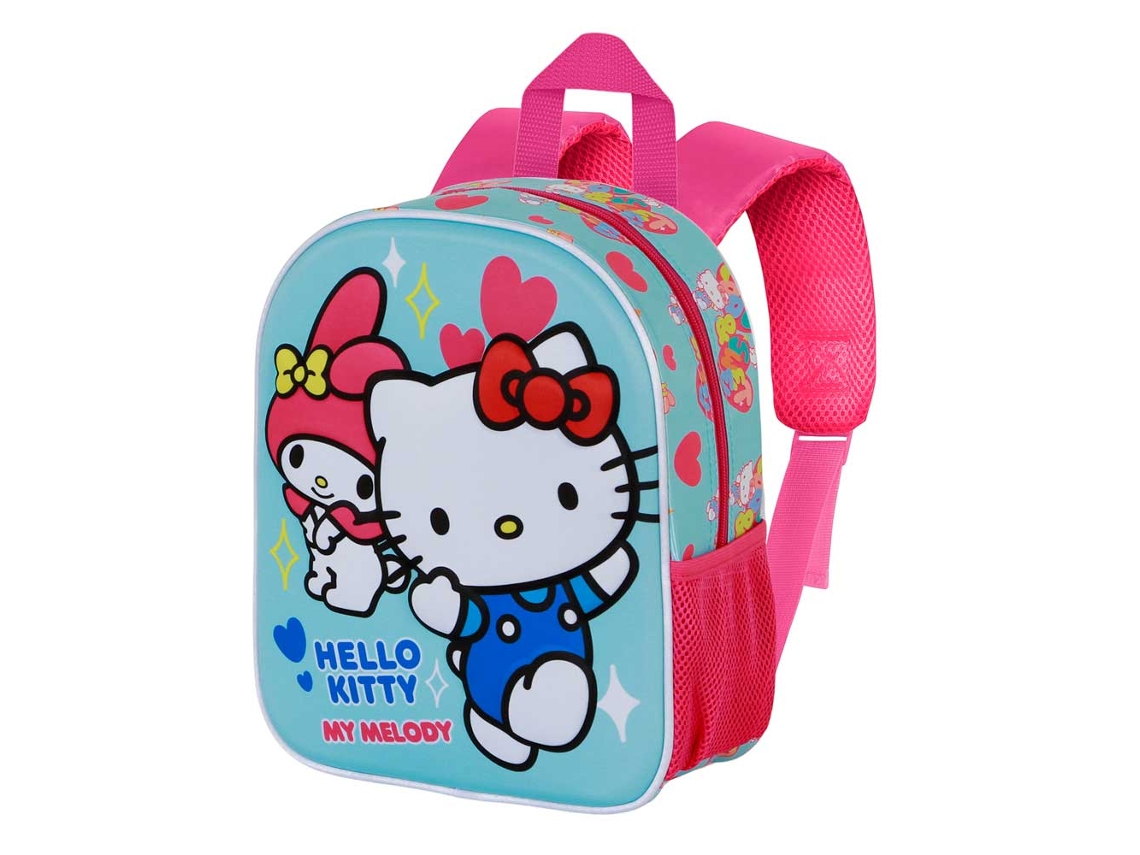 Mochila Sanrio Hello Kitty Friendship 3D Elite, Azul Karactermania