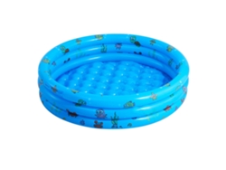 MEOIRUERY Piscina Hinchable para Niños, Piscina de Natación, Piscina Redonda con 3 Aros para Bebés, para Exterior e Interior, Centro de Juegos con Pelotas/ Pesc