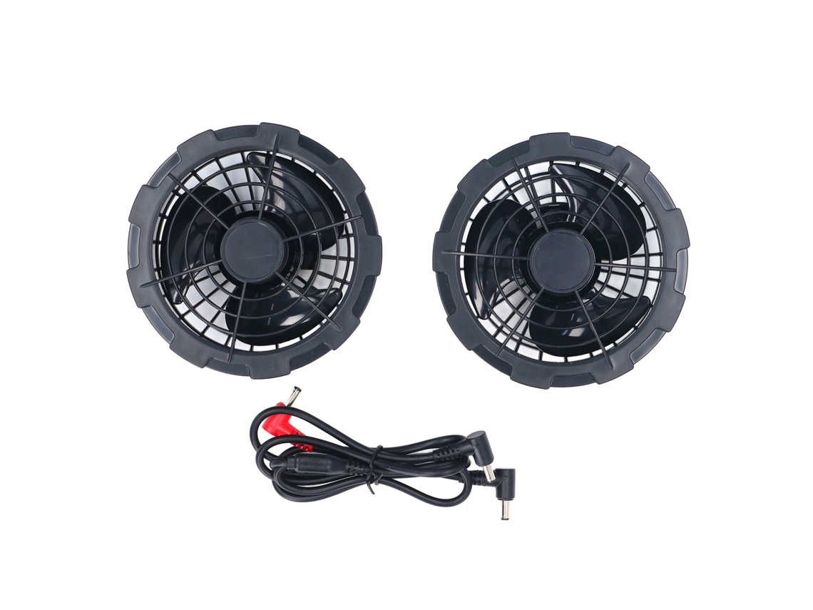Colector de refrigeración de 12 V con 2 ventiladores de motor sin escobillas