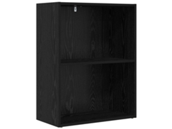 Estantería de madera procesada de roble negro MAISON EXCLUSIVE (60x30x76,5 cm)