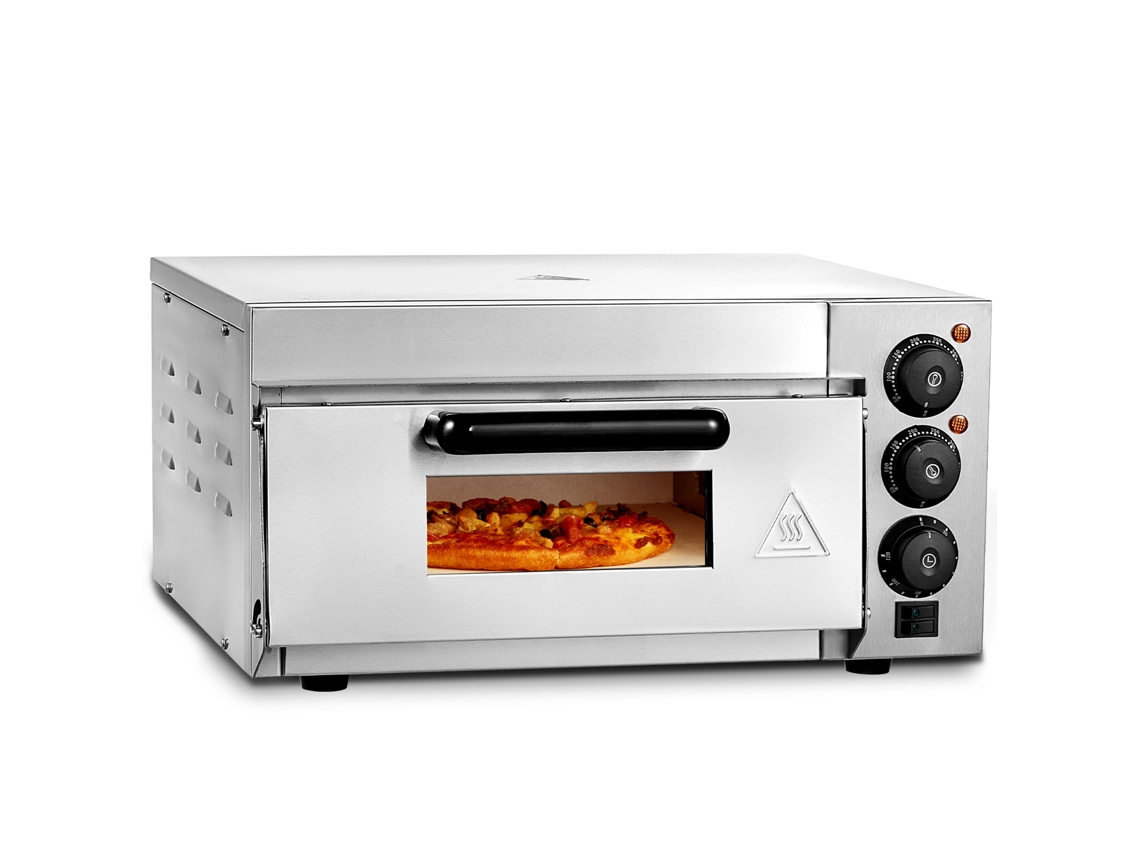 Horno de pizza comercial de encimera Succebuy, de una sola plataforma y 14 pulgadas