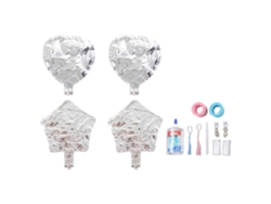 Ats-kit De Arte De Cuerda 3d Diy Linterna Iluminada Corazón Estrella Para Regalos De Navidad Cumpleaños Niños